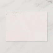 カボチャ秋フローラ&パンパスベビーシャワーオムツ エンクロージャーカード (裏面)