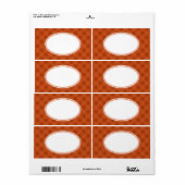 カボチャ秋フードキッチンジンガムラベル ラベル (フルシート)