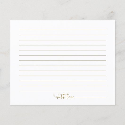 カボチャ秋ブライダルシャワーデイトナイトカード (裏面)