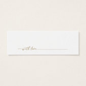 カボチャ秋ブライダルシャワーデイトナイトカード (裏面)