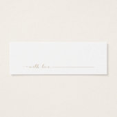 カボチャ秋ブライダルシャワーデイトナイトカード (裏面)