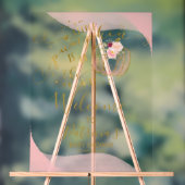 カボチャ秋ベビーシャワーウェルカムサイン アクリルサイン (ニュートラル)