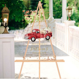 カボチャ秋ベビーシャワーウェルカムサイン アクリルサイン