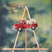 カボチャ秋ベビーシャワーウェルカムサイン アクリルサイン (ニュートラル)