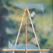 カボチャ秋ベビーシャワーウェルカムサイン アクリルサイン (ニュートラル)