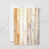 カボチャ秋ベビーシャワーサンキュー サンキューカード (裏面)