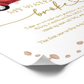 カボチャ秋ベビーシャワー私の水がゲームを壊した ポスター (角)