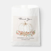 カボチャ秋ベビーシャワー フェイバーバッグ (正面)