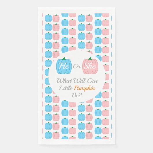 カボチャ秋性別表示 (正面)