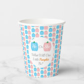 カボチャ秋性別表示 紙コップ (正面)