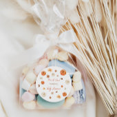 カボチャ秋秋の赤ちゃん感謝していシャワーユー ラウンドシール