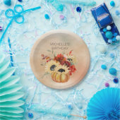 カボチャ秋秋フローラ花生誕会 ペーパープレート (パーティー)