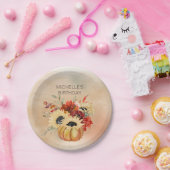 カボチャ秋秋フローラ花生誕会 ペーパープレート (パーティー)