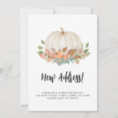 カボチャ秋移動 案内状 (正面)