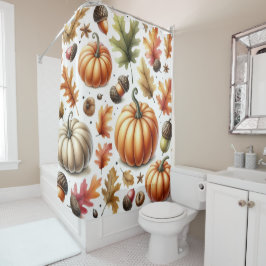 カボチャ秋設計シャワーカーテン シャワーカーテン