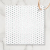 カボチャ秋赤ちゃんシャワー付き古いファームトラック フェイバータグ (裏面)