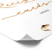 カボチャ秋離れフローラあなたのレシピカードはこちら ポスター (角)