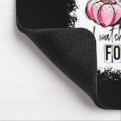 カボチャ秋10月We衣服ピンクとHoge マウスパッド (コーナー)