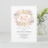 カボチャ秋60歳の誕生日パーティー 招待状 (スタンド正面)