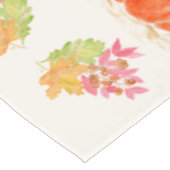 カボチャ紅葉水彩絵を描手 テーブルクロス (アングル)