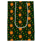 カボチャ紅葉 ミディアムペーパーバッグ (裏面)