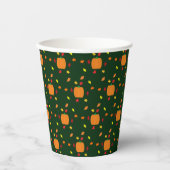 カボチャ紅葉 紙コップ (正面)
