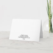 カボチャ素晴らしグリーティングカード カード (裏面)