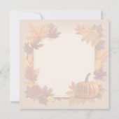 カボチャ素朴ととの感謝祭離れディナ セーブザデート (裏面)