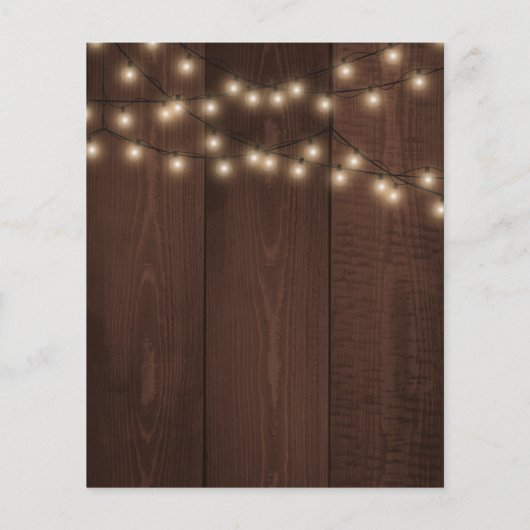 カボチャ素朴な予算の赤ちゃんシャワー招待状 (裏面)