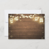 カボチャ素朴の小さな赤ちゃんシャワーが本を持ってくる 招待状 (裏面)