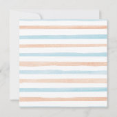 カボチャ素朴の性別によるパーティーの表示 招待状 (裏面)