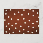 カボチャ素朴の本を持って秋秋のシャワー エンクロージャーカード (裏面)