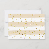 カボチャ素朴の赤ちゃんシャワーサンキューカード サンキューカード (裏面)