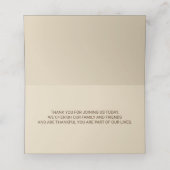 カボチャ素朴ハッピーサンクスギビング プレイスカード (内部開封)