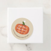 カボチャ素朴ンオンザウェイ秋ベビーシャワー フェイバータグ (インサイチュ)