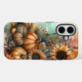 カボチャ素朴ン付き水彩秋シーン Case-Mate iPhoneケース (裏面 (横))