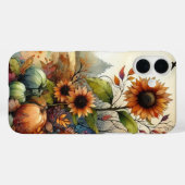 カボチャ素朴ン付き水彩秋シーン Case-Mate iPhoneケース (裏面 (横))