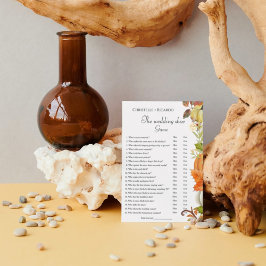 カボチャ結婚のシューゲームバチェロレッテゲーム 案内状