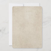 カボチャ結婚の可愛いカップルブライダルシャワー 招待状 (裏面)