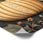 カボチャ絵を描の秋のポスターキッチンの壁の装飾 ポスター (角)