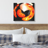 カボチャ芸術品を気取ったン キャンバスプリント (インサイチュ (寝室))