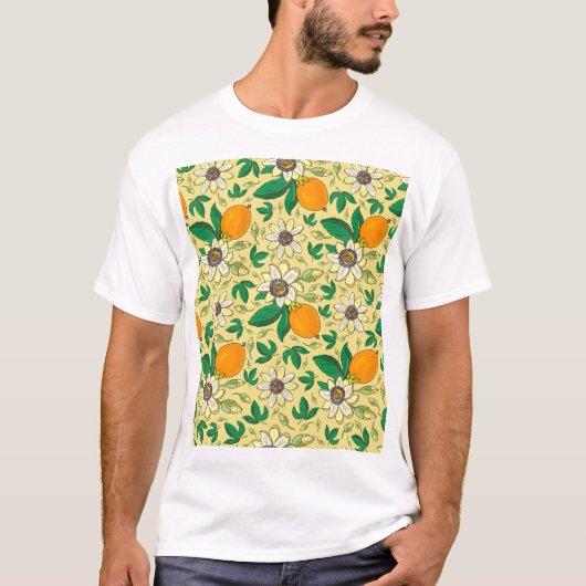 カボチャ葉ンと:秋の収穫 Tシャツ (正面)