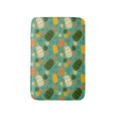 カボチャ葉ン、：秋の野菜パターン バスマット (正面縦)