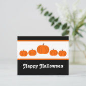 カボチャ行ハロウィンポストカード ポストカード (スタンド正面)
