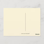 カボチャ表現ハロウィンはがき ポストカード (裏面)