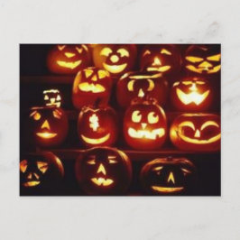 カボチャ表現ハロウィンはがき ポストカード
