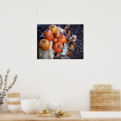 カボチャ表示プリント ポスター (キッチン)