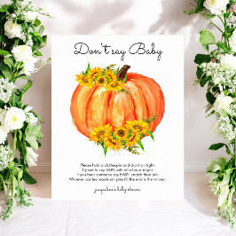 カボチャ言わないベビーゲームポスター ポスター
