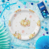 カボチャ誕生日ベビーシャワー紙プレート ペーパープレート (パーティー)