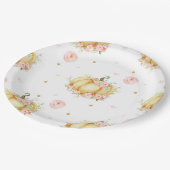 カボチャ誕生日ベビーシャワー紙プレート ペーパープレート (アングル)